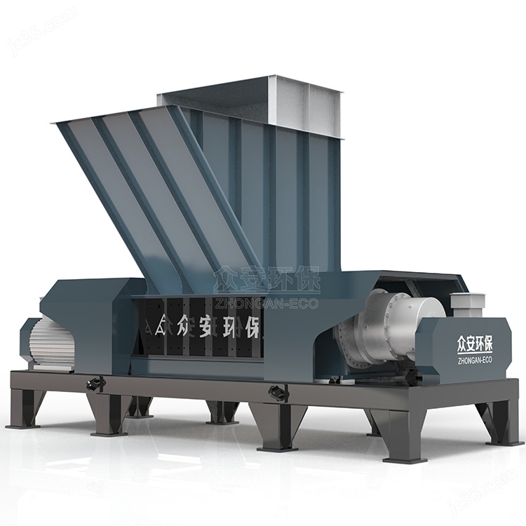 众安环保秸秆破碎机双轴撕碎机(图2)