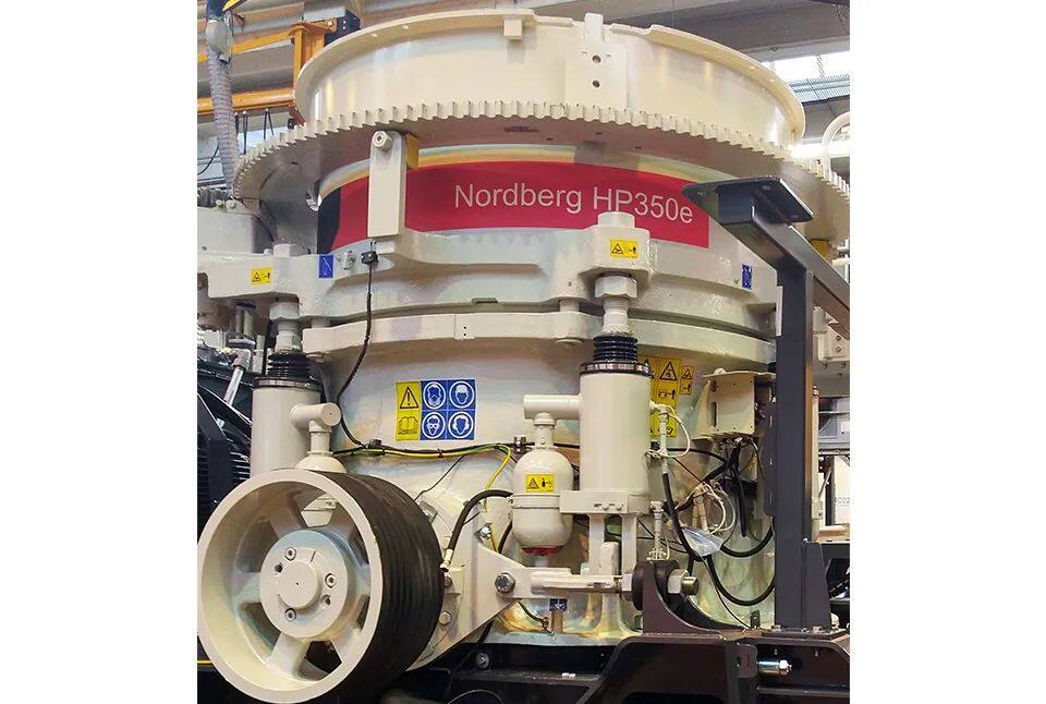 美卓推出NordbergHP350e圆锥破碎机(图1)