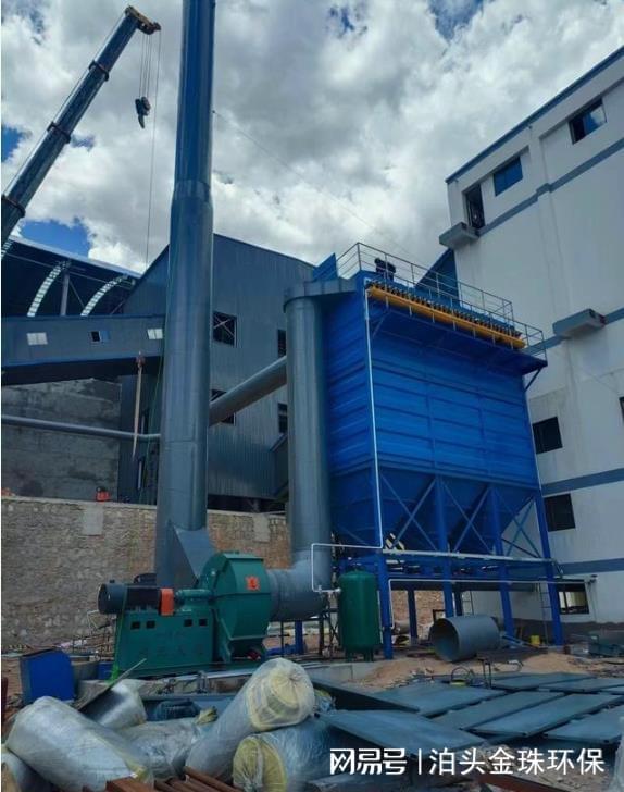 破碎机、振动筛、皮带机配套除尘器)600袋脉冲除尘器(图2)