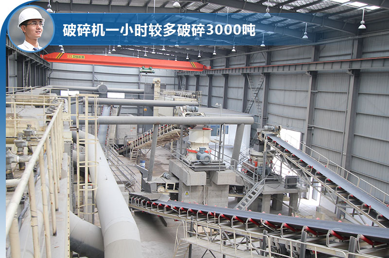破碎机一小时较多破碎多少吨？附型号参数(图1)