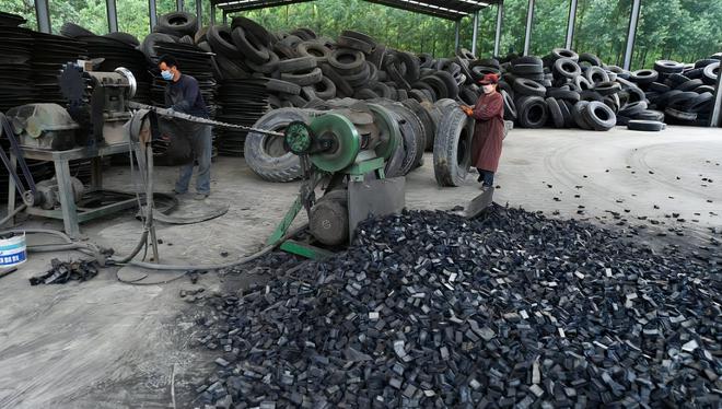 曾是世界性难题的废轮胎现在却成了香饽饽被称为“黑色黄金”(图10)