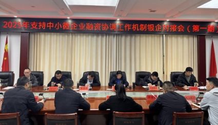 商城县召开2025年支持中小微企业融资协调工作机制银企对接会(图1)