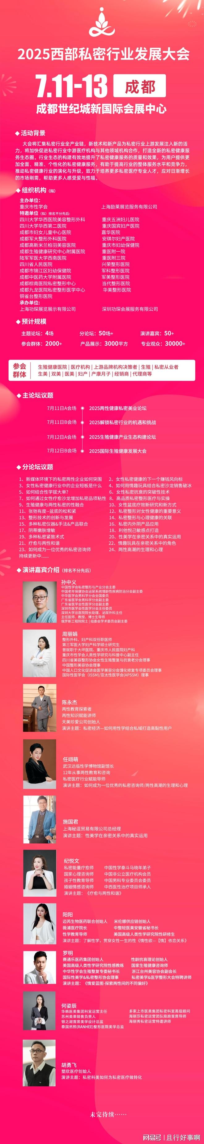 2025西部私密行业发展大会(图1)