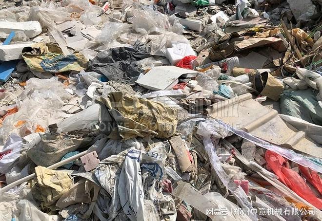 宜宾时处理150吨生活垃圾破碎机生活垃圾资源化处理设备(图1)