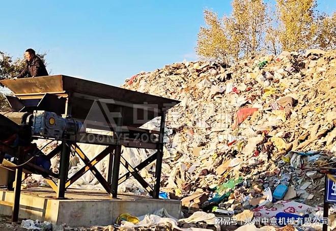 绵阳年消纳40万方生活垃圾破碎机农村生活垃圾处理设备(图1)