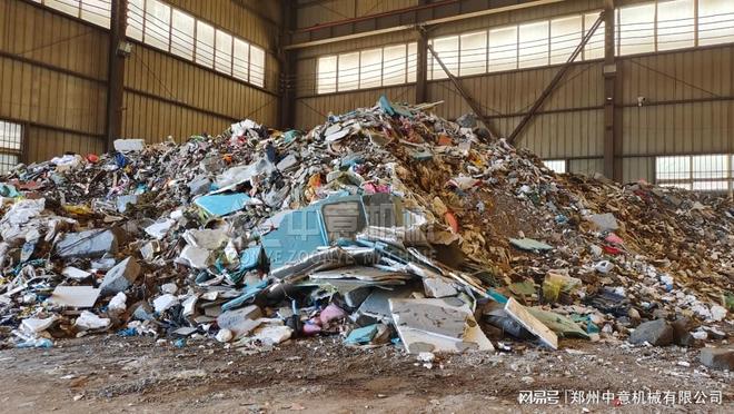 乐山年处理50万吨生活垃圾破碎机生活垃圾资源化处理设备(图1)
