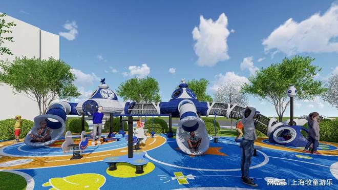 大型户外组合滑梯那么受欢迎游乐设备厂家开发客户却很难？(图2)